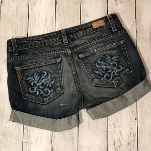 Paige denim shorts, size 27